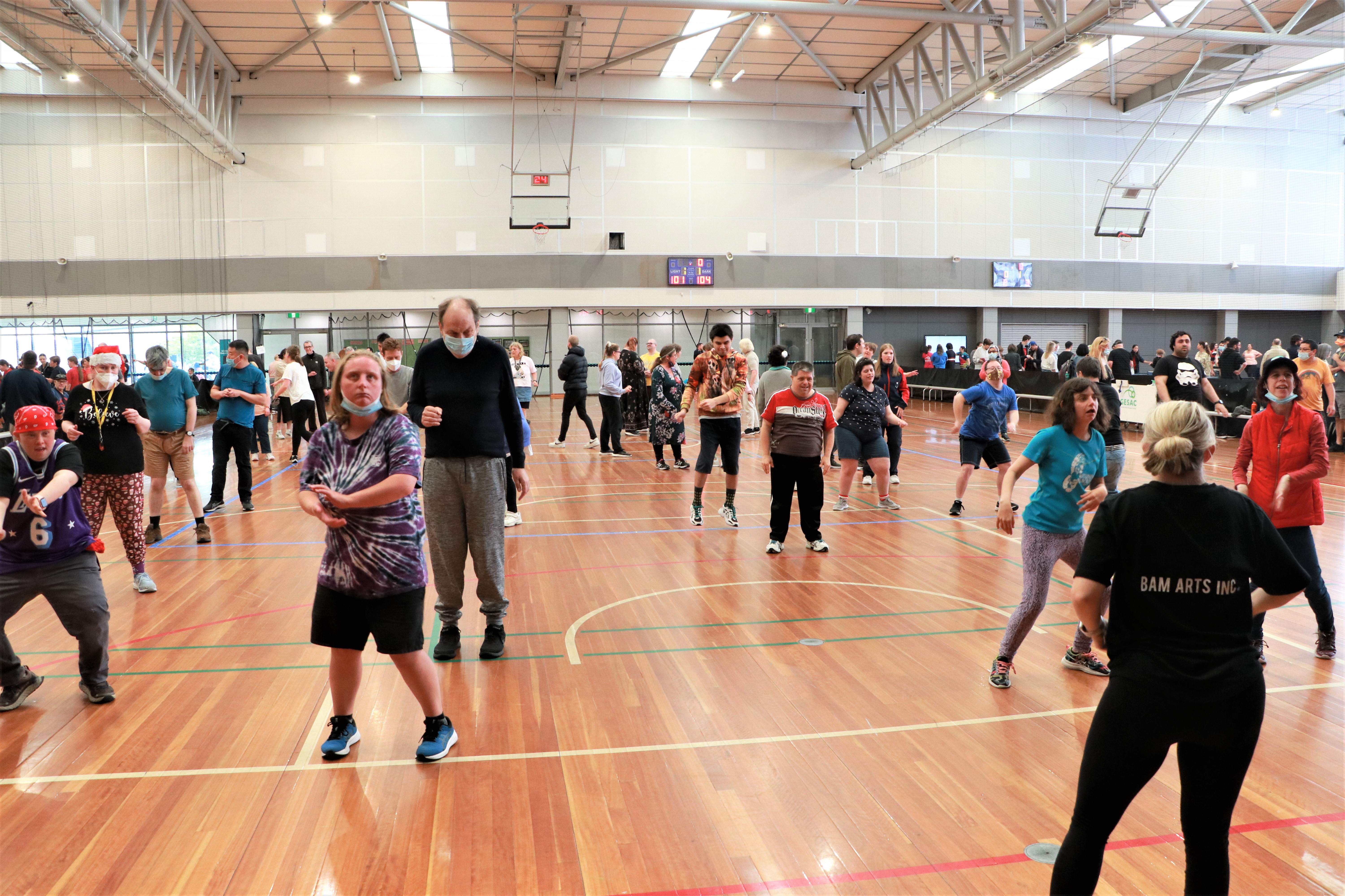 The GEL community getting involved in the BAM Arts Inc Dance clinic